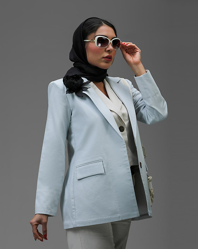 کت بلیزر زنانه اسکای